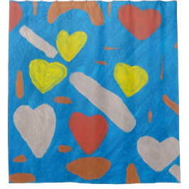Sky of Love Shower Curtain Douchegordijn