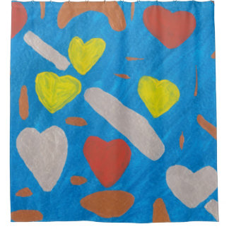 Sky of Love Shower Curtain Douchegordijn