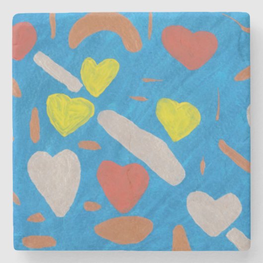 Sky of Love Stenen Onderzetter (Voorkant)