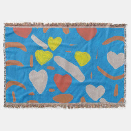 Sky of Love Throw Blanket Deken