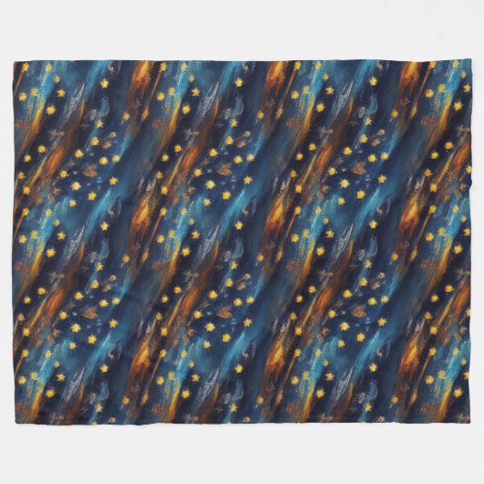 Sky of Stars Fleece Deken (Voorkant (Horizontaal))