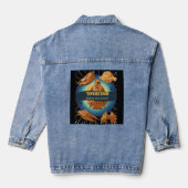 SKY, OP HET STERRENSCHIP DENIM JACKET (Achterkant)