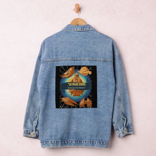 SKY, OP HET STERRENSCHIP DENIM JACKET (Hangar)