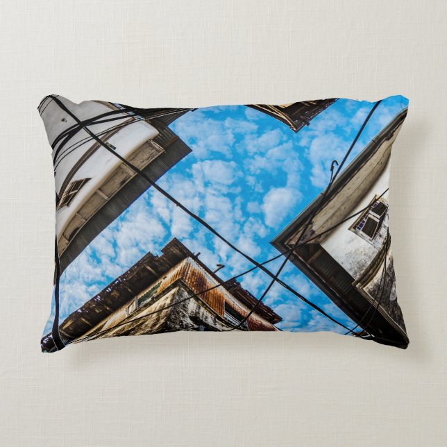 Sky Over Stonetown, Zanzibar Accent Kussen (Voorkant)
