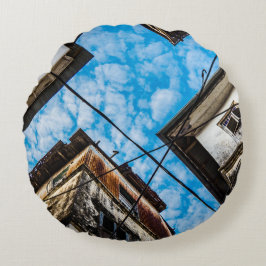 Sky Over Stonetown, Zanzibar Rond Kussen