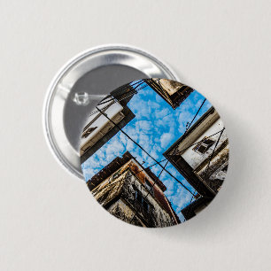 Sky Over Stonetown, Zanzibar Ronde Button 5,7 Cm