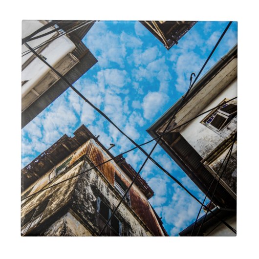 Sky Over Stonetown, Zanzibar Tegeltje (Voorkant)