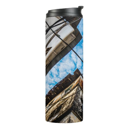 Sky Over Stonetown, Zanzibar Thermosbeker (Gedraaid links)