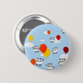 Sky Pandas Ronde Button 5,7 Cm (Voorkant /achterkant)