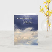 Sky Pastor Appreciation Wenskaart Kaart (Gele Bloem)