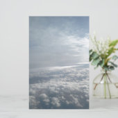 Sky, Plane Uitzicht, prachtige wolken Briefpapier (Staand voorkant)
