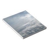 Sky, Plane Uitzicht, prachtige wolken Notitieblok (Schuin)