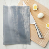 Sky, Plane Uitzicht, prachtige wolken Theedoek (Quarter Fold)