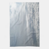 Sky, Plane Uitzicht, prachtige wolken Theedoek (Verticaal)