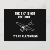 Sky Playground Plane Briefkaart (Voorkant)