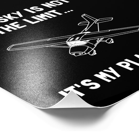 Sky Playground Plane Foto Afdruk (Hoek)