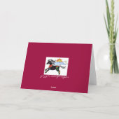 Sky Pony Ukraine Folk Art van Vera Trembach Kaart (Achterkant)