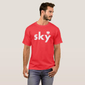 SKY Poolse achternaam Tshirt (Voorkant volledig)