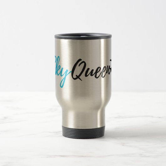 Sky Queen Flight Attendant Travel Mug Reisbeker (Center)