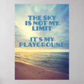 Sky Quote Poster (Voorkant)