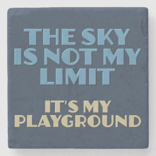 Sky Quote Stenen Onderzetter