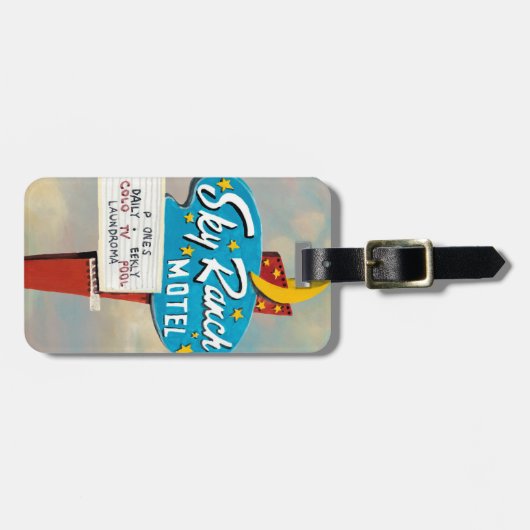 Sky Ranch Motel Sign Bagagelabel (Voorkant horizontaal)