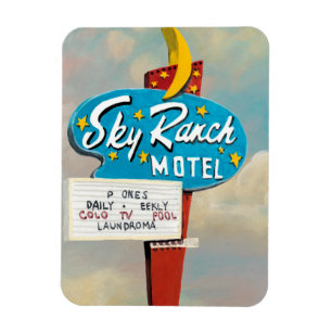 Sky Ranch Motel Sign Magneet