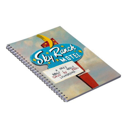 Sky Ranch Motel Sign Notitieboek (Rechterzijde)