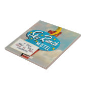 Sky Ranch Motel Sign Tegeltje (Zijkant)