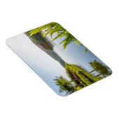 Sky reflectie in nog tropisch meer magneet (Rechterzijde)