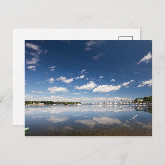 Sky Reflection in the Harbour of Belfast, Maine Briefkaart (Voorkant / Achterkant)
