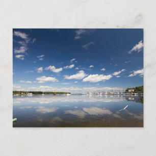 Sky Reflection in the Harbour of Belfast, Maine Briefkaart