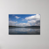 Sky Reflection op Keuka Lake, New York Canvas Afdruk (Voorkant)