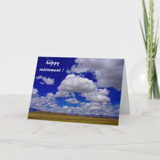 sky retire kaart (Voorkant)