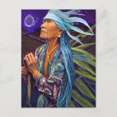 Sky Road Walker Native American Fantasy Art Briefkaart (Voorkant)