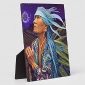 Sky Road Walker Native American Fantasy Art Fotoplaat (Zijkant)