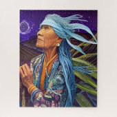 Sky Road Walker Native American Fantasy Art Legpuzzel (Verticaal)