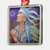 Sky Road Walker Native American Fantasy Art Metalen Ornament (Links)