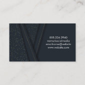 Sky Scraper Building Icon Visitekaartje (Achterkant)