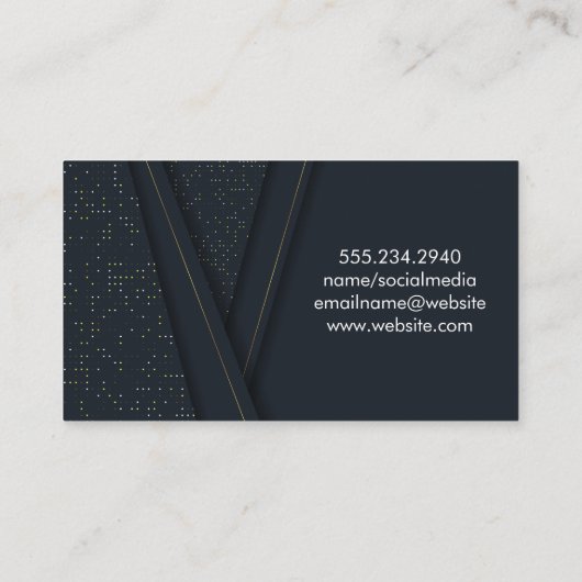 Sky Scraper Building Icon Visitekaartje (Achterkant)