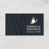 Sky Scraper Building Icon Visitekaartje (Voorkant)