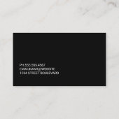 Sky Scraper Building Icon Visitekaartje (Achterkant)