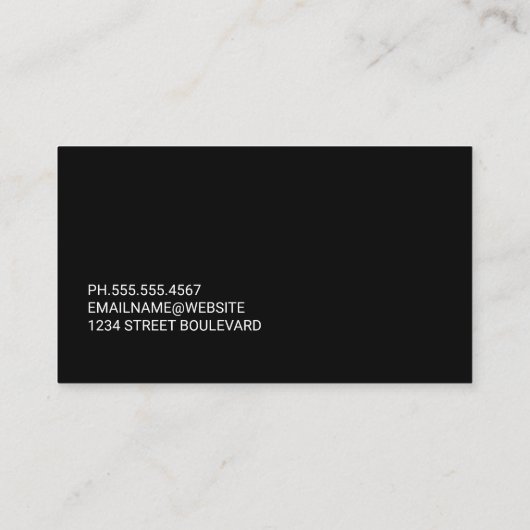 Sky Scraper Building Icon Visitekaartje (Achterkant)