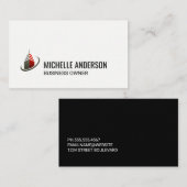 Sky Scraper Building Icon Visitekaartje (Voorkant / Achterkant)