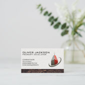 Sky Scraper Building Icon | Vuil Visitekaartje (Staand voorkant)