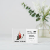 Sky Scraper Building | Investering | Visitekaartje (Staand voorkant)