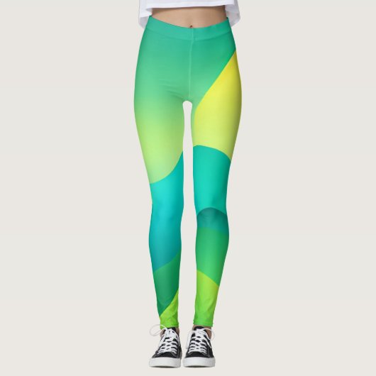 Sky Serenity: Omhels de Etherische schoonheid van  Leggings (Voorkant)
