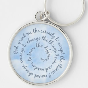 Sky Serenity Prayer Sleutelhanger