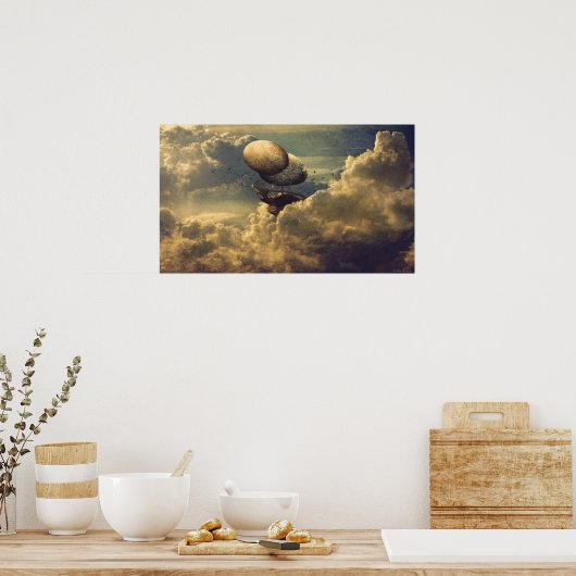 Sky Ship Poster (Keuken)