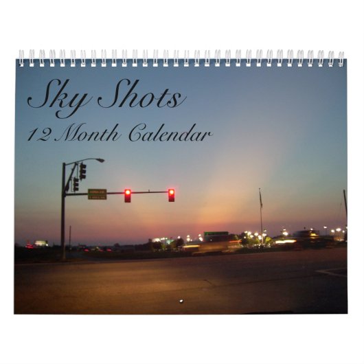 Sky Shots - 12-maands kalender (Hoes)